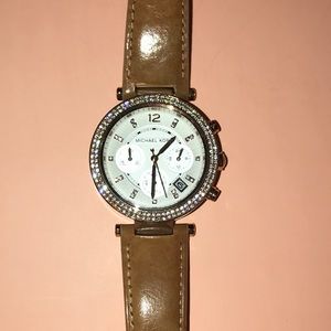 Women’s Michael Kors Brown leather watch